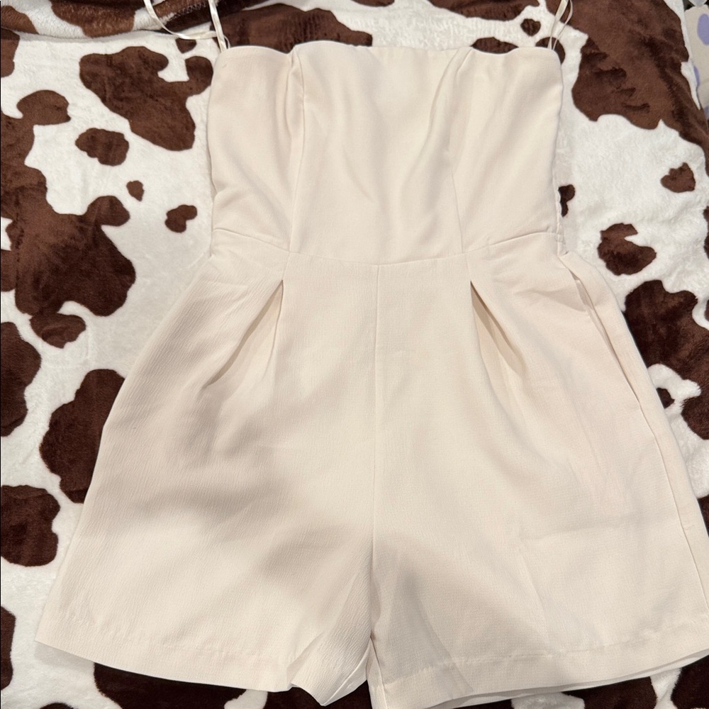 Song of Style Cream Jumpsuit